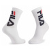 Fila Súprava 2 párov vysokých ponožiek unisex F9598 Biela
