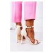 Béžové elegantné sandále