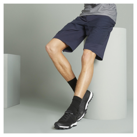 Pánske cyklistické cargo šortky modré ROCKRIDER