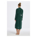 ŠATY GANT RELAXED UTILITY SHIRT DRESS TARTAN GREEN