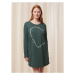 Triumph Nočná košeľa Nightdresses NDK 03 LSL X 10216556 Zelená