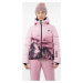 Dámska lyžiarska bunda 4F H4Z22-KUDN004 svetlo ružová Růžová