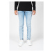 Pepe jeans  PM206317WR42 | Callen Crop  Nohavice päťvreckové Modrá