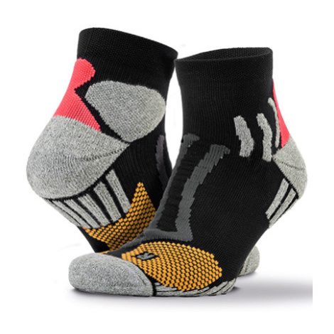 Spiro Unisex kompresné športové ponožky RT294 Black
