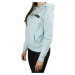 MODRÁ DÁMSKÁ MIKINA SKECHERS HERITAGE HOODIE WHD65-AQUA