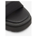 Čierne dámske sandále na platforme ALDO Cendrix