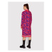 Silvian Heach Úpletové šaty PGA22077VE Ružová Regular Fit