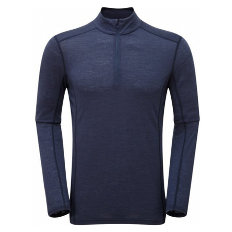 Funkčné tričko Primino® Zips Neck s dlhým rukávom Montane® - Antarctic Blue