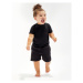 Babybugz Detské tričko s krátkym rukávom BZ61 Black