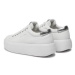 Calvin Klein Sneakersy Bubble Cupsole Lace Up HW0HW01861 Biela