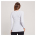 Dámske bezšvové tehotenské tričko MP s dlhými rukávmi – biele