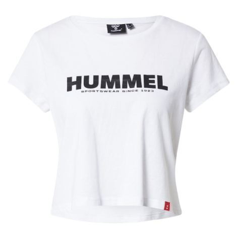 Hummel Funkčné tričko 'Legacy'  čierna / biela