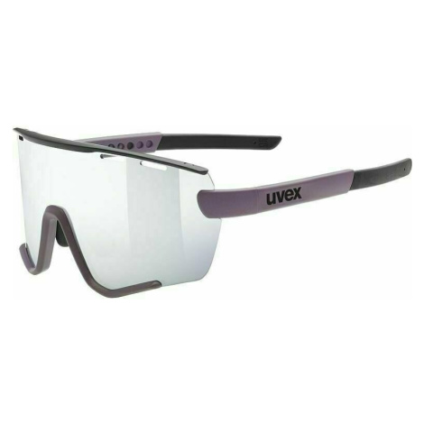 UVEX Sportstyle 236 S Set Plum Black Mat/Smoke Mirrored Cyklistické okuliare