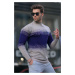 Madmext Mink Turtleneck Patterned Sweater 6845