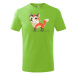 Detské tričko so zvieracím motívom - Líška - darček na narodeniny
