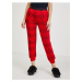 Calvin Klein Jeans červené kárované tepláky - ženy