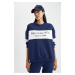 DEFACTO Relax Fit Crew Neck Thick Sweatshirt