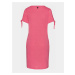 Ružové dámske šaty s potlačou SAM 73