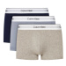 Pánske boxerky CALVIN KLEIN 3 PACK-LOW RISE TRUNK-NEW NAVY, TROPOSPHERE, GREY HEATHER