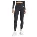 adidas OPTIME ESSENTIALS STASH POCKET LEGGINGS Dámske legíny, čierna, veľkosť