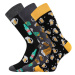 Lonka Debox Unisex vzorované ponožky - 3 páry BM000001468200112977 mix E