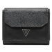 Guess Malá pánska peňaženka Vezzola Smart (SLG) SMEVZL LEA37 Čierna