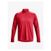 Men's T-Shirt Under Armour UA Tech 2.0 1/2 Zip-RED