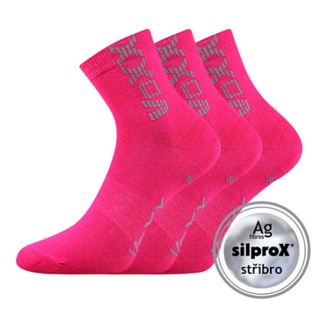 VOXX Adventurik magenta ponožky 3 páry 100046