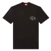 Tričko Diesel T-Wash-L6 T-Shirt Čierna