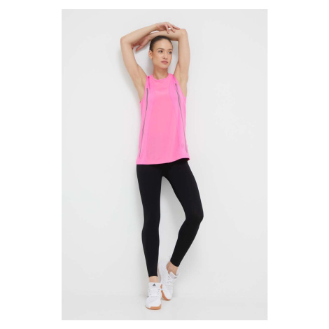 Bežecký top adidas by Stella McCartney TruePace ružová farba