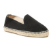 Manebi Espadrilky Flat Espadrilles K 1.0 C0 Čierna