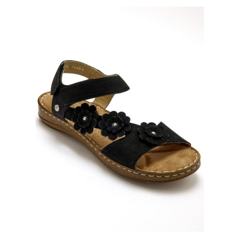 PÉDICONFORT® - Sandále na suchý zips, velúrová koža Blancheporte