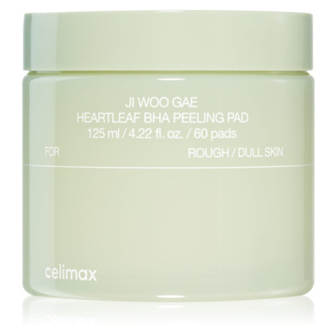 celimax Ji Woo Gae Heartleaf BHA Peeling Pad exfoliačné vankúšiky s upokojujúcim účinkom