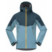 Bergans Senja Hybrid Softshell Jacket Smoke Blue/Orion Blue/Light Golden Yellow Lyžiarska bunda