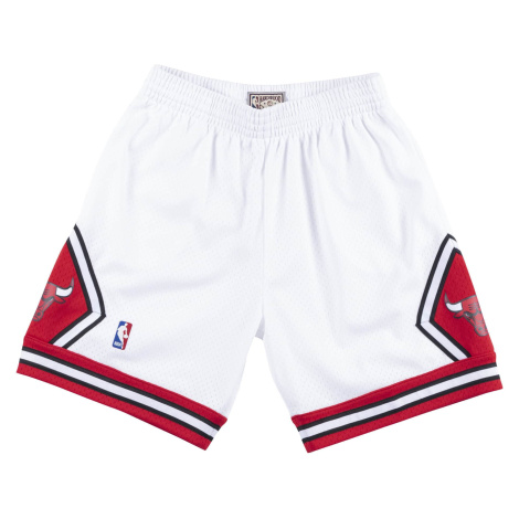 Mitchell & Ness NBA Chicago Bulls Swingman Shorts - Pánske - Kraťasy Mitchell & Ness - Biele - S