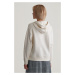 MIKINA GANT SMALL GRAPHIC HOODIE CREAM