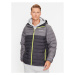 Columbia Vatovaná bunda Powder Lite™ Hooded Jacket Sivá Regular Fit