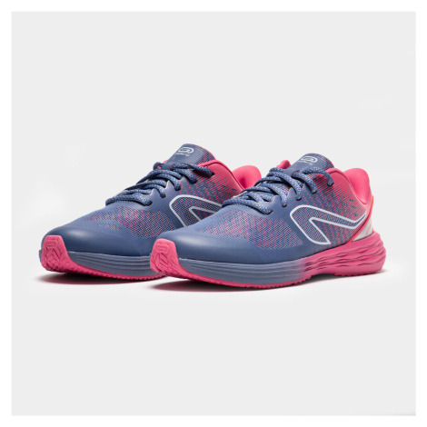 Detská obuv na atletiku AT 500 Kiprun Fast ružovo-modrá