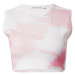 Calvin Klein Jeans Top  ružová / svetloružová / biela