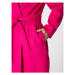 Tommy Hilfiger Vlnený kabát Blend WW0WW32157 Ružová Regular Fit