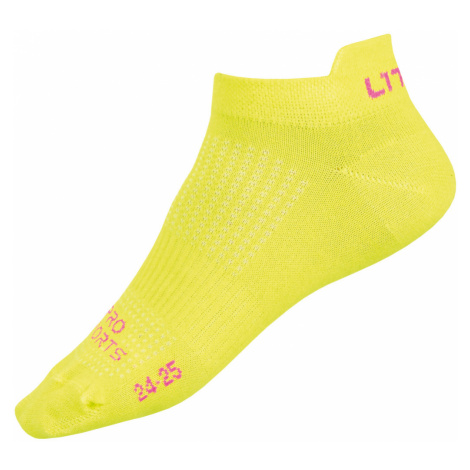 Litex Ponožky nízke 99661 citrónová