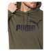 Puma Mikina Essentials Big Logo 586687 Zelená Regular Fit