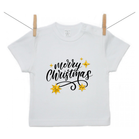 Boodyy Tričko s krátkym rukávom Merry Christmas 92