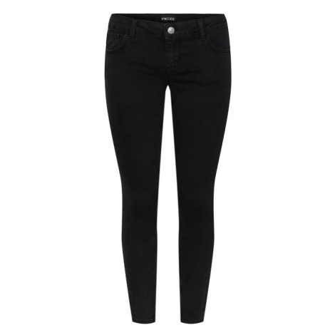 Pieces Džínsy 17144586 Čierna Skinny Fit