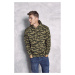 Just Hoods Pánska mikina s kapucňou JH014 Green Camo