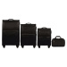 ČIERNA SADA CESTOVNÝCH KUFROV S PRÍRUČNOU BATOŽINOU LN01 LN01, SET OF 3 SUITCASES (L, M, S) WING