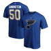 St. Louis Blues pánske tričko Jordan Binnington #50 Stack Logo Name & Number