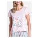 Dámské pyžamo model 15069540 Světle růžová S - Henderson