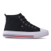 Tommy Hilfiger Plátenky High Top Lace-Up T3A9-32679-0890 S Čierna