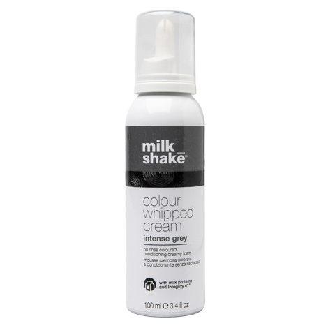 Milk Shake Colour Whipped Cream Farebná bezoplachová vyživujúca pena 100ml (INTENSE GREY) - Milk